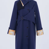 Asymmetric Design Trench Coat