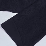 Asymmetric Jacquard Short Blouse