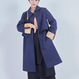 Asymmetric Design Trench Coat
