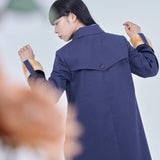 Asymmetric Design Trench Coat