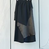 Vintage Satin Layered Pants (BLACK)