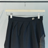 Vintage Satin Layered Pants (BLACK)