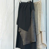 Vintage Satin Layered Pants (BLACK)
