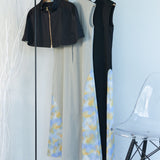 Matte Satin Short Cape (WHITE)