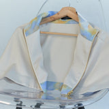 Matte Satin Short Cape (WHITE)
