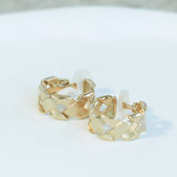 Geometric Hoop Earring
