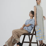 2way Roll-up Vintage Twill Pants (BEIGE)