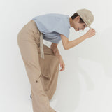 2way Roll-up Vintage Twill Pants (BEIGE)