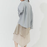 Vintage Satin Layered Skirt