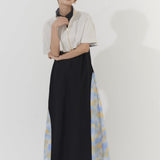 Matte Satin Short Cape (WHITE)