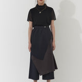 Vintage Satin Layered Pants (BLACK)