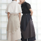 Vintage Satin Layered Skirt