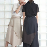 Vintage Satin Layered Skirt