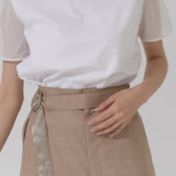 2way Roll-up Vintage Twill Pants (BEIGE)