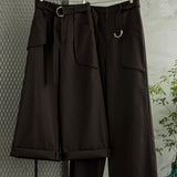 [Unisex] Big Pockets Warm Twill Pants