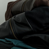 [Unisex] Layered Warm Cargo Pants (BLACK)