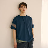 [Unisex] Dry-Touch Mesh Sleeve Top (GREEN)