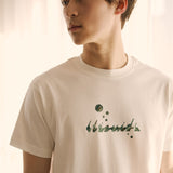 [Unisex] Organic Cotton Print T-Shirts (WHITE)