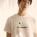 [Unisex] Organic Cotton Print T-Shirts (WHITE)