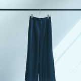 [Unisex] Denim-like Design Wide Pants (BLACK)
