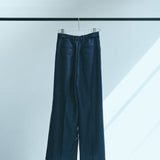 [Unisex] Denim-like Design Wide Pants (BLACK)