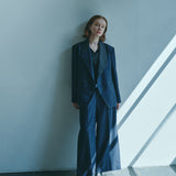 [Unisex] Denim-like Design Tailored Jacket (INDIGO)