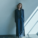 [Unisex] Denim-like Design Wide Pants (INDIGO)