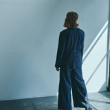 [Unisex] Denim-like Design Tailored Jacket (INDIGO)