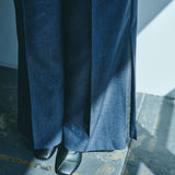 [Unisex] Denim-like Design Wide Pants (INDIGO)