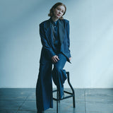 [Unisex] Denim-like Design Tailored Jacket (INDIGO)