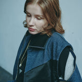 [Unisex] Denim-like Multi Sweat Jacket
