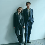 [Unisex] Denim-like Design Tailored Jacket (INDIGO)