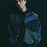 [Unisex] Denim-like Multi Sweat Jacket