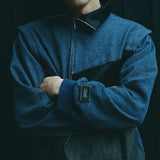 [Unisex] Denim-like Multi Sweat Jacket