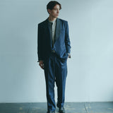[Unisex] Denim-like Design Tailored Jacket (INDIGO)