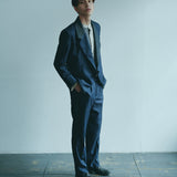 [Unisex] Denim-like Design Tailored Jacket (INDIGO)
