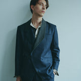 [Unisex] Denim-like Design Tailored Jacket (INDIGO)