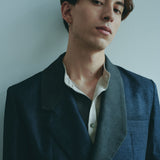 [Unisex] Denim-like Design Tailored Jacket (INDIGO)