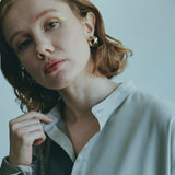 Geometric Hoop Earring