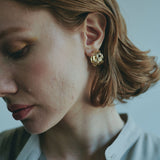 Geometric Hoop Earring