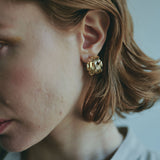 Geometric Hoop Earring