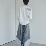 [Unisex] Design Satin Work Pants (ICE GRAY)