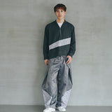 [Unisex] Design Satin Work Pants (ICE GRAY)