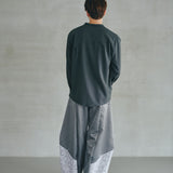 [Unisex] Design Satin Work Pants (MEDIUM GRAY)