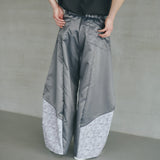 [Unisex] Design Satin Work Pants (ICE GRAY)