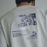 [Unisex] Photo Design Oversize T-Shirts (ICE GRAY)