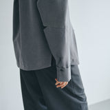 Sleeve Cutting Design Blouse (GRAY)