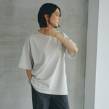 [Unisex] Photo Design Oversize T-Shirts (ICE GRAY)