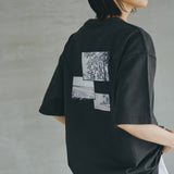 [Unisex] Photo Design Oversize T-Shirts (SOFT BLACK)
