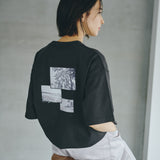 [Unisex] Photo Design Oversize T-Shirts (SOFT BLACK)